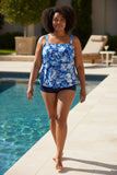 Ocean Curl - Tankini - Dee - Blue Print