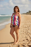 Ocean Curl - Tankini Dee - Triangle Print