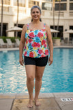 Ocean Curl - Tankini - Dee - Floral Print