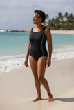 Ocean Curl - Susie One Piece - Black