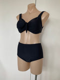 Ocean Curl - Rhonda Bikini Top - Black