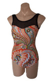 One Summer - Mastectomy & Tummy Control One Piece - Orange Print